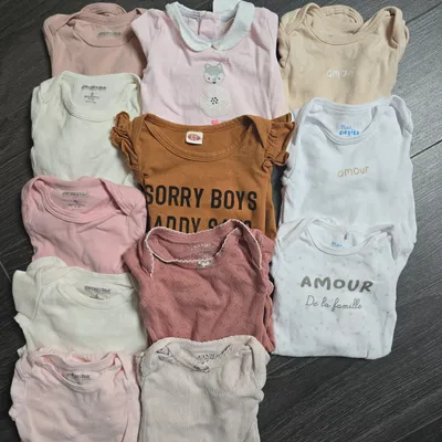 Lot de bodies bébé fille 